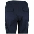 thumbnail image 3 of Full Blue Big & Tall Men's Cargo Pants 100% Cotton, 3 of 3