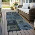 thumbnail image 6 of Addison Rugs Chantille Indoor/Outdoor Transitional Geometric Blue Washable Runner Rug, 2'3" x 7'6", 6 of 6