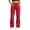 A207 Red, variant on Mifsaly Flare Yoga Pants for Women High Waisted Wide Leg Workout Trousers with Drawstring Tummy Control Stretchy Athletic Yoga Leggings Comfortable Slim Fit Activewear Performance Wear S