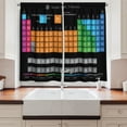 thumbnail image 2 of Ambesonne Periodic Table Kitchen Curtains, Color Delimitation, 55"x45", Multicolor, 2 of 3