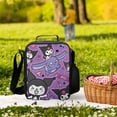 thumbnail image 5 of Kuromi And My Melody Lunch Bag, Insulated Lunch Bag for Women Men Lunch Box Container Bag Reusable Lunch Tote Bag for Office, Work, Beach, Travel, Picnic, 5 of 7
