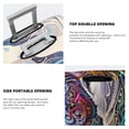 thumbnail image 3 of Gukieu Psychedelic Shark Artwork Print Suitcase Protective Cover, Elastic Zipper Buckle Suitcase Protective Cover, Suitable for Travel, Business Trip-Small, 3 of 7