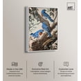 thumbnail image 2 of Bluebirds Nest Canvas Vintage Animal Art by Art Remedy, White Frame, 24" x 36", 2 of 7