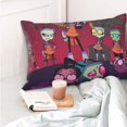 thumbnail image 6 of Invader Zim Fun Pillowcase Cushion Pillow Covers With Hidden Zipper Pillow Case Decor For Bed Dorm Sofa Couch Car 16"x24", 6 of 8