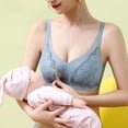 thumbnail image 4 of 3 Pack Wireless Lace Nursing Bra – Lightly Padded Supportive Breastfeeding, 4 of 9