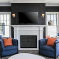 thumbnail image 3 of SKISUNO Replacement Fireplace Screen 1 Set Black Rust Inhibiting Enamel for Families, 3 of 5