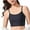 Black, variant on Ltctricy Sports Bras for Women Longline Padded Medium Support Workout Yoga Bralettes Camisole Crop Tank Top Bras