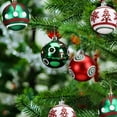 Lksixu Christmas Balls Ornaments for Xmas Tree, Christmas Decorations 2.36" Red and Green