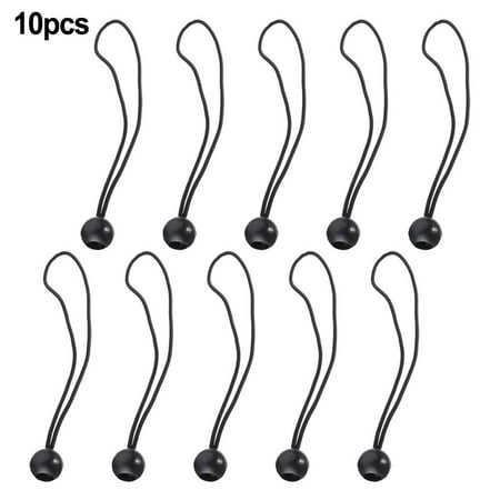 

GYZEE 10Pcs Flag Pole Clip Attach Windsocks Ball Bungee Cord Ties Rope Flags To Poles