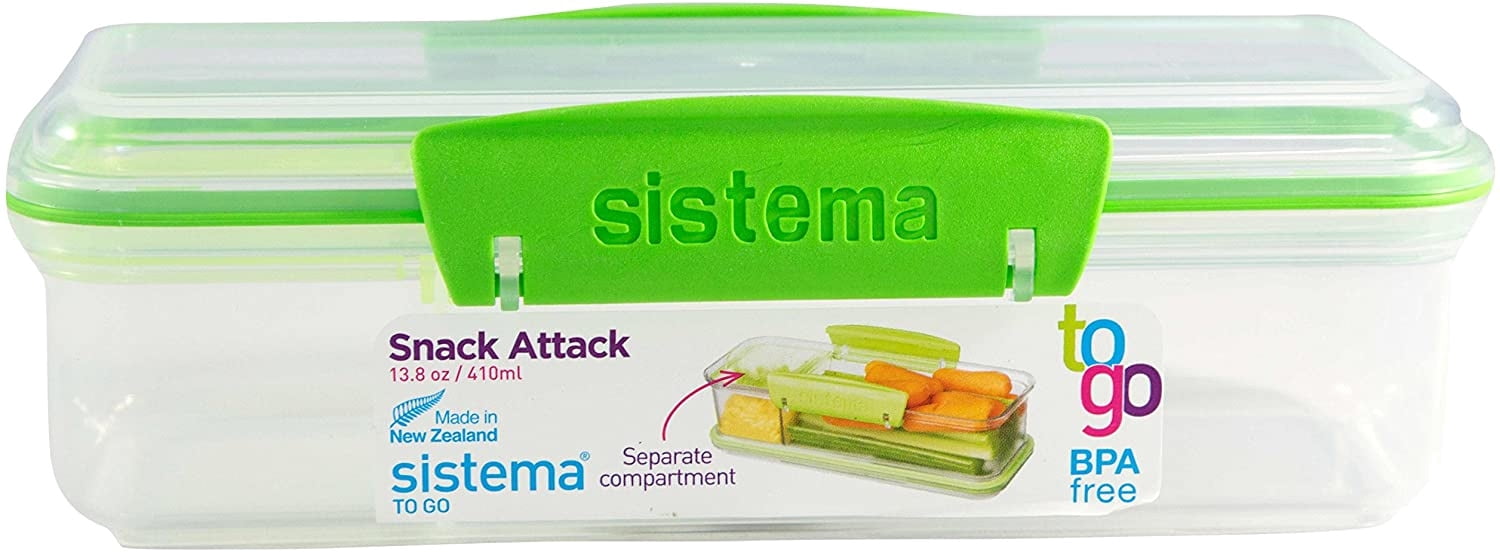 Sistema To Go Snack Attack, 13.8 Ounce, Assorted