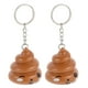thumbnail image 1 of 2pcs Poop en forma de bolsa colgantes colgantes creativos llavero colgantes luminoso llavero decoraciones, 1 of 8