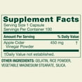 thumbnail image 3 of Spring Valley Apple Cider Vinegar Dietary Supplement Capsules, 450 mg, 100 Count, 3 of 12