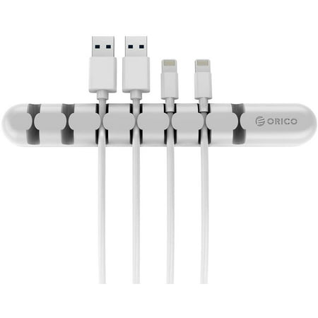 Clip Adesive Per Cavi – 20 Pezzi Trasparenti, Senza Fori, Per Desktop E Cavi USB Fino A 0,2 Pollici