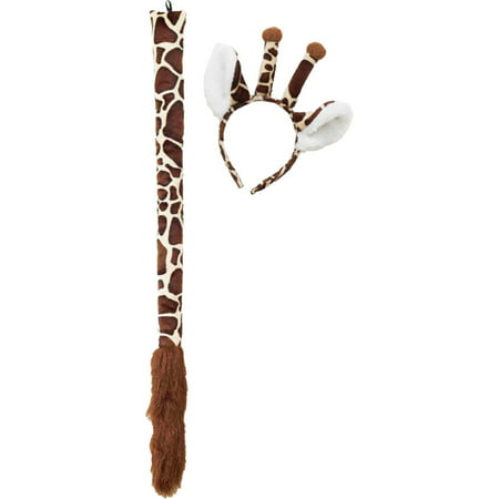 Morris Costumes Giraffe Faux Fur Ears And Tail Set One Size, Style FM68605