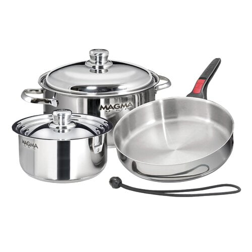Magma Products Stainless Steel 7 Piece Cookware Set