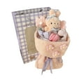 thumbnail image 2 of Iumwxz Artificial Rose Bear Bouquet with White Roses and Teddy Bear Valentine's Day Gift for Her Mother's Day Gift Anniversary or Birthday Present Home or Office Decoration, 2 of 5