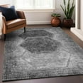 thumbnail image 6 of Addison Rugs Mayfield Washable Transitional Geometric Gray Rectangle Rug, 3' x 5', 6 of 6