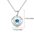 thumbnail image 2 of Fiudx Ofertas de la semana Collar de rotación hueca con circonita cúbica, collar para mujer niña, regal maravilloso, 2 of 3