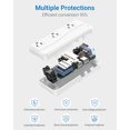 thumbnail image 5 of BESTEK 220V to 110V Step Down Voltage Converter 300W, 2-in-1 International Travel Plug Adapter & Power Converter, 2 USB-C PD 20W Fast Charging + 2 USB-A, US to Europe UK/AU/JP/India/South Afric, 5 of 9