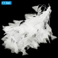 thumbnail image 3 of Uxcell 10-12 Inch Turkey Feathers, 1 Set Fluffy Bulk Natural Feathers for Crafts, White, 3 of 5