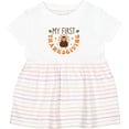 thumbnail image 3 of Inktastic My First Thanksgiving Girls Baby Dress, 3 of 5