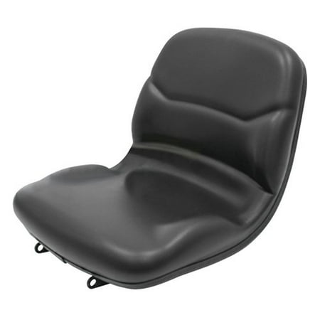 - Seat - Contoured, Black Vinyl, New, John Deere, M803465