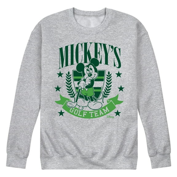 Disney - Mickeys Golf Team  - Men's Crew Neck Fleece Pullover