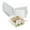 Clear / Square - Sandwich, variant on Tamper Tek Triangle Clear Plastic Sandwich Container - with Lid, Tamper-Evident - 7 1/4" x 4" x 3 1/2" - 100 count box