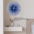 thumbnail image 4 of 12 Inch Large Size Wall Clock, Silent Round Quartz Clock, Glass Frameless Clock with Clear Numbers for Easy Viewing, Suitable for Living Room, Bedroom, Kitchen, Office, Classroom,, 4 of 7