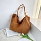 thumbnail image 2 of Umhängetasche Damen Groß Handtasche Schultertasche Cord Tasche Damen Crossbody Tasche Einkaufstasche Damen Shopper-40*40*23cm (Beige), 2 of 5