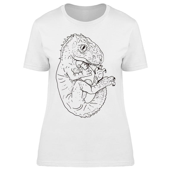Baby Dinosaur Art T-Shirt Women -Image by Shutterstock, Female Medium