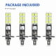 thumbnail image 3 of 4PCS H1 6000K Super White 80W LED Headlight Bulbs Kit Fog Driving Light - ya, 3 of 5