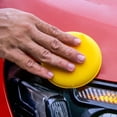 thumbnail image 4 of Esponja para pulir El automóvil 12 piezas Almohadillas aplicadoras de cera para El automóvil Almohadillas de pulido de microfibra color amarillo, 4 of 5