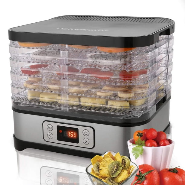 Food Dehydrator Machine Professional Electric Multi Tier Food Preserver For Meat Or Beef Fruit Vegetable Dryer Walmart Com Walmart Com