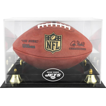 New York Jets Golden Classic Team Logo Football Display Case - Fanatics Authentic Certified
