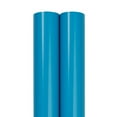 thumbnail image 2 of JAM Paper Glossy Wrapping Paper, 52.6 Sq ft Total (17 in x 18 Ft Each), Bright Blue, 2 Rolls, 2 of 5