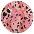 thumbnail image 3 of Leopard Print Pattern Round Rugs -Washable Non-Slip Small Round Area Rug Throw Soft Circle Rugs for Bedroom, Modern Print Indoor Carpet for Entryway Sofa Living Room, 3 of 6