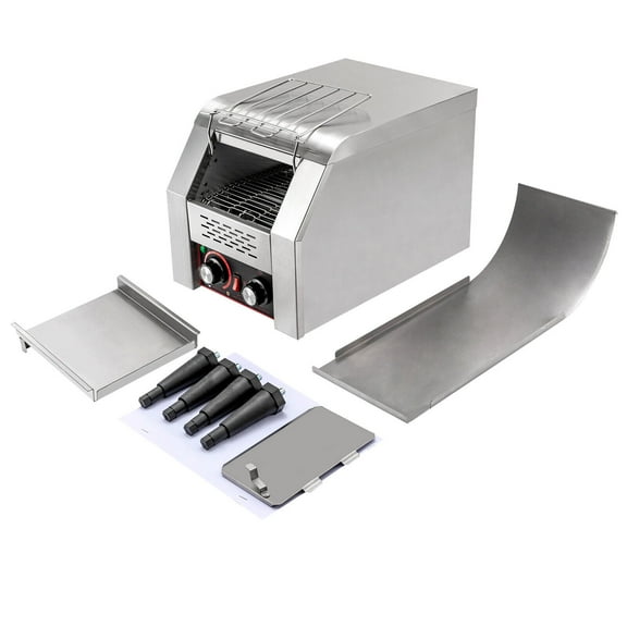 DENEST 150 Slices/Hour Commercial Conveyor Toaster Electric Bread Baking Machine 1300W