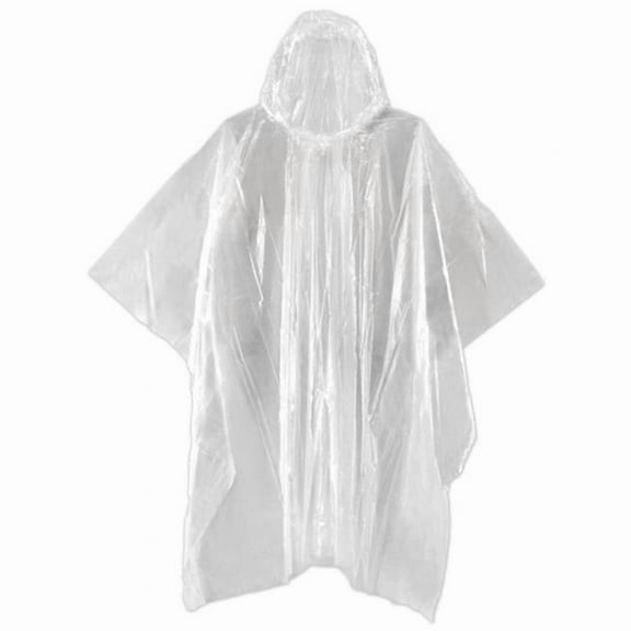 One Size Economy Poncho, Clear