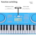 thumbnail image 5 of Piano electrónico de 37 teclas para niños pequeños, niños y niñas, juguete educativo con teclas de colores para el desarrollo de habilidades motoras. Regalo de cumpleaños y Navidad., 5 of 5