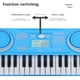 thumbnail image 5 of Piano de juguete para piscina, juguete para bebés, teclado infantil - Piano de 37 teclas, instrumento musical educativo multifunción para niños y niñas de 3 a 8 años., 5 of 7