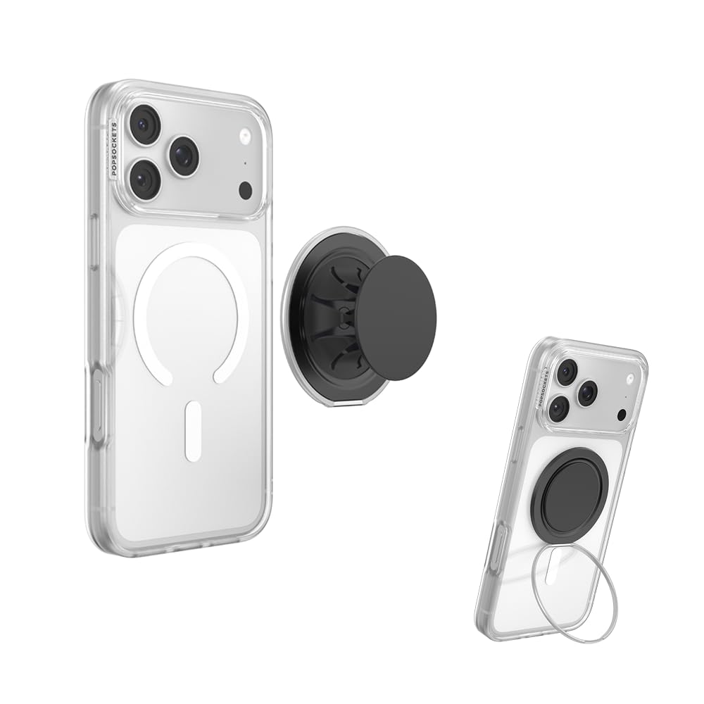 PopSockets Low-Pro Grip with MagSafe, Black