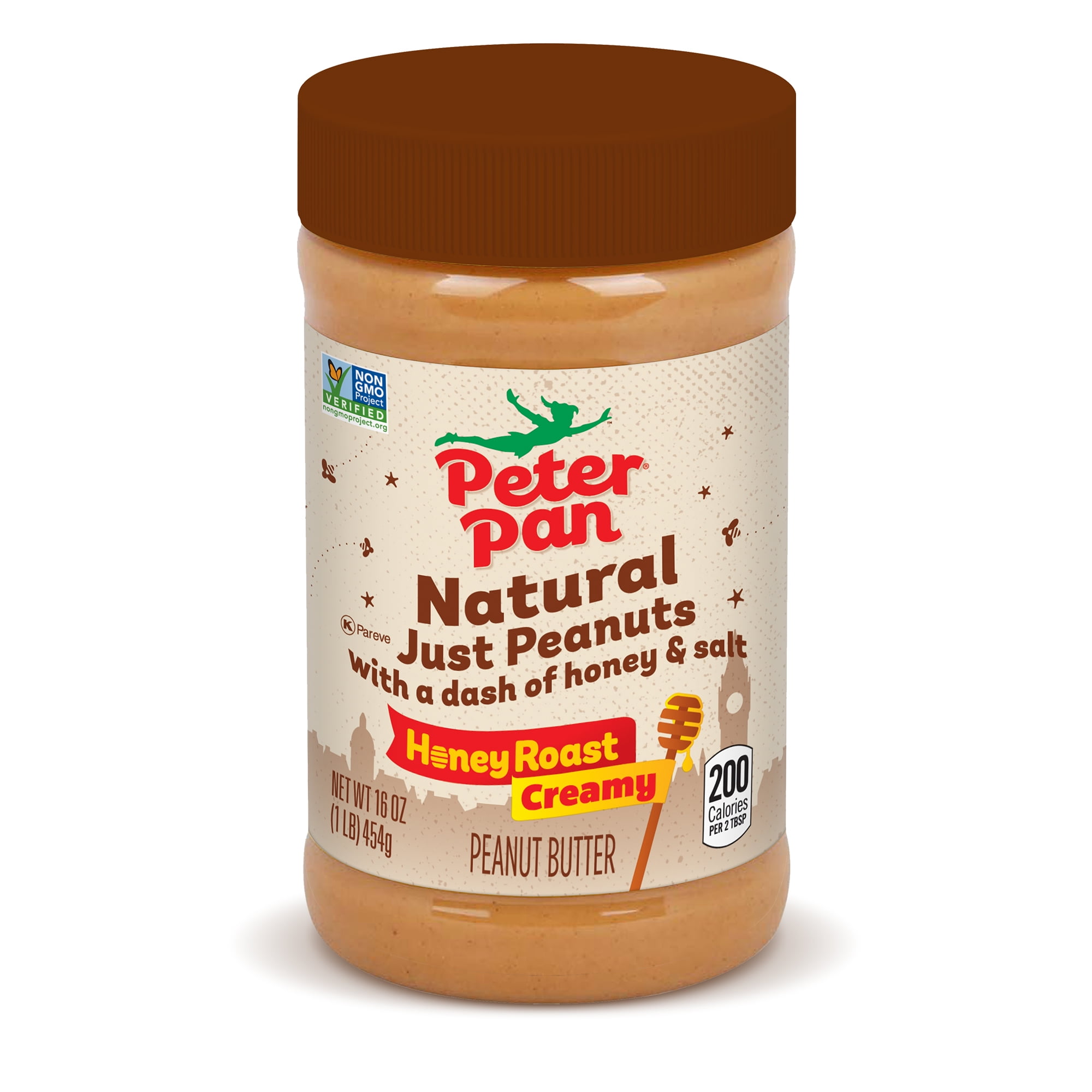 Peter Pan Natural StirIn Honey Roast Creamy Peanut Butter, 16 oz