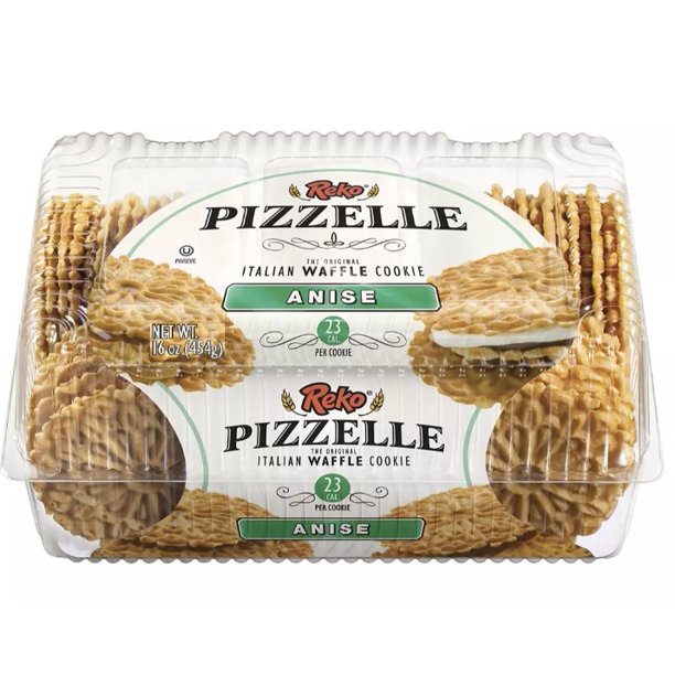 Reko Pizzelle Anise Italian Waffle Cookies, 16 oz.