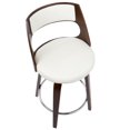 thumbnail image 4 of Cecina Mid-Century Modern Counter Stool by LumiSource, 4 of 8
