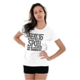 thumbnail image 3 of Funny Grandma Spoiled Grandchildren Womens Fitted Plus Size Graphic Tee Brisco Brands 3X, 3 of 5