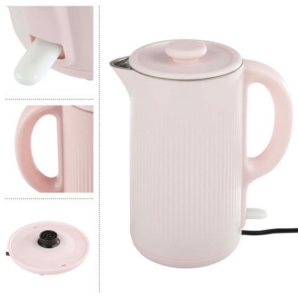 Classic Cuisine Electric Kettle - Auto-Off Rapid Boil Water Heater, Pink