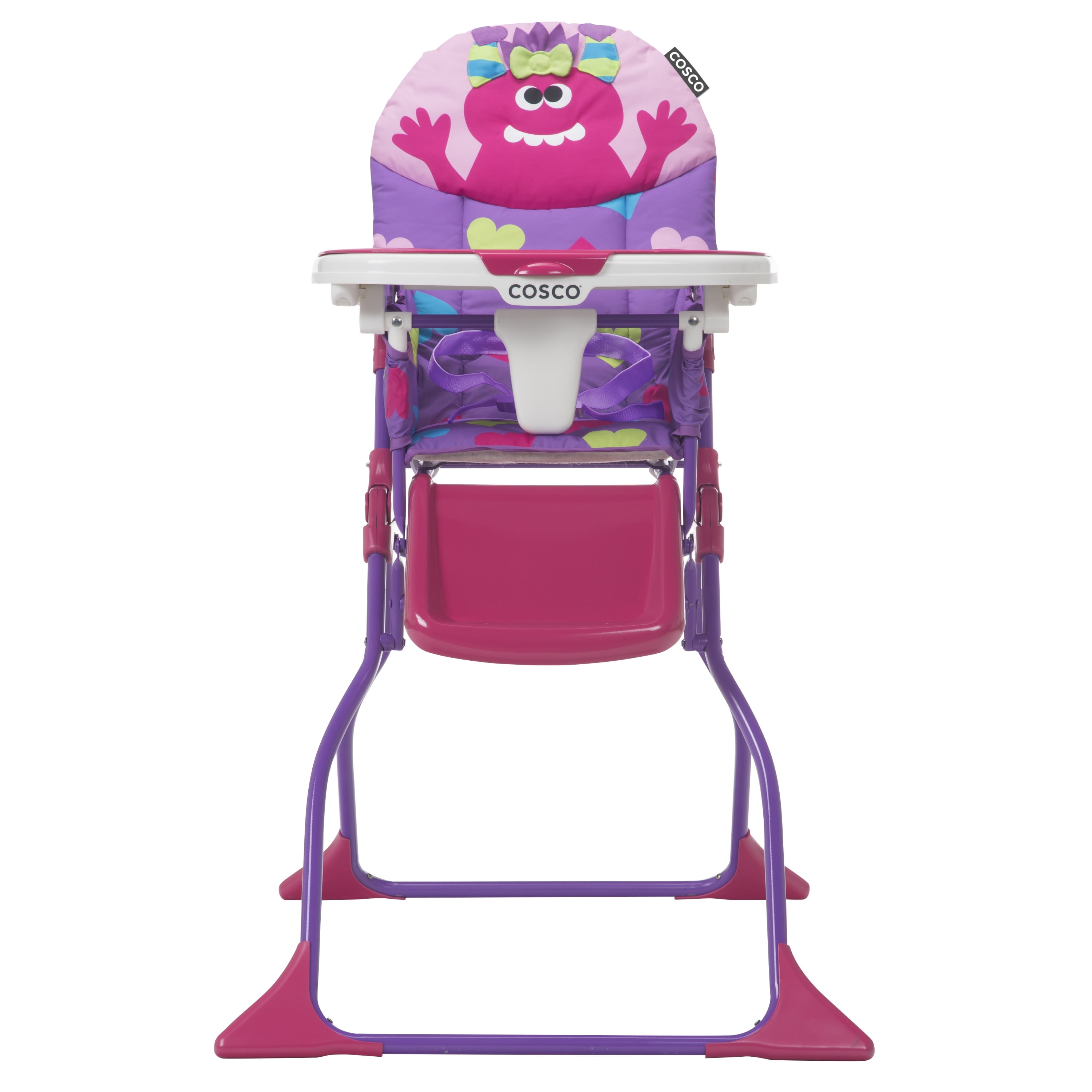 Cosco Simple Fold™ Deluxe High Chair, Monster Shelley