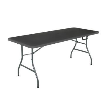 Cosco 8 Foot Centerfold Folding Table, Black - Walmart.com
