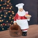 thumbnail image 3 of 1 adorno de resina, regalo navideño, lindas mini figuras decorativas de Papá Noel Cocinero, 3 of 9